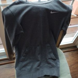 Gray Nike hoodie